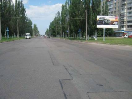 Billboard A in Vasylivka, 3x6  30-ricca Peremogi st., 22 - Oleni Teligi st. (Koneva st.) Photo 1