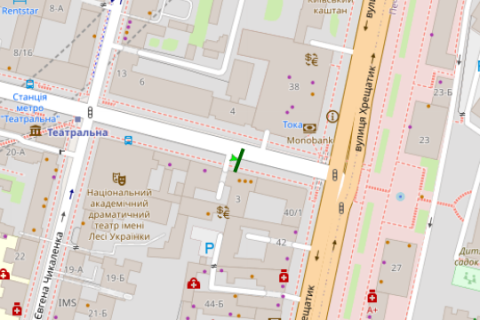 Скролер, Скрол A у Києві, 1.2x1.8  Богдана Хмельницького вул., 3 - 494503 схема