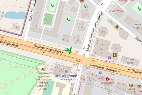Бэклайт B в Киеве, 2.3x3.14  просп. Берестейський (Перемоги)., , 28-А схема