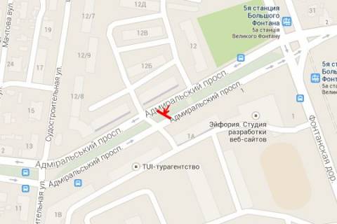 Білборд, Бігборд (Борд)  A у Василівці, 3x6  Адміральський просп., 1а схема
