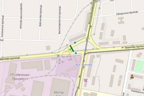 Билборд A в Запорожье, 3x6  Запоріжжя схема