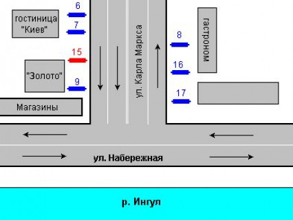 Backlight A in Kropyvnytskyi (Kirovograd), 1.2x1.8  Velika Perspektivna st., 50 (No2) scheme
