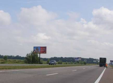 Билборд B в Бровары, 3x6  Київ - Чернігів, 10 км + 710 м (зліва в  напр. м. Чернігова;  3км від Броварів) фото 1