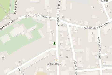 Citylight A in Rivne, 1.2x1.8  16 Lipna st., 67 scheme