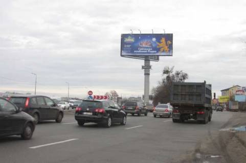 Билборд A в Васильевке, 5x12  Велика Кільцева дорога, : шляхопровід на смт Жуляни (в напр. Одеської пл.) фото 1