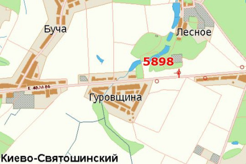 Билборд B в Запорожье, 3x6  Київ - Житомир, 17км+050м від Києва (зліва в  напр. м.Києва) схема