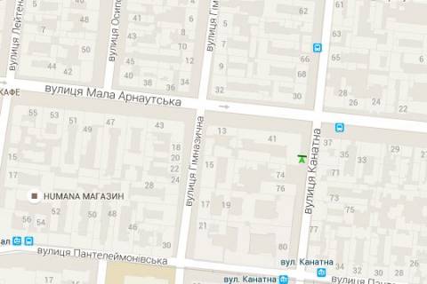 Беклайт B у Одесі, 1.2x1.8  Канатна вул., 72 - Мала Арнаутська вул. схема