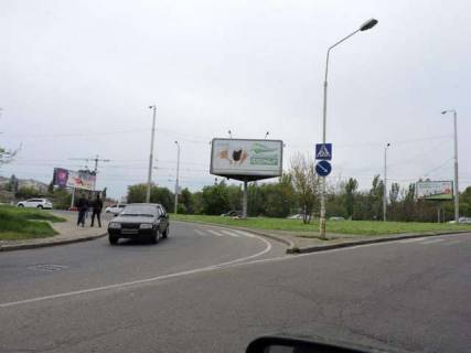 Billboard A in Vasylivka, 3x6  Mihajla Grusevs'kogo st. - Rozumovs'ka st. - Balkivs'ka st. Photo 1
