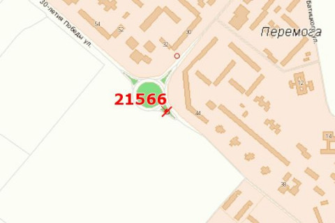 Billboard A in Vasylivka, 3x6  30-ricca Peremogi st. - Sumgaits'ka st., "Epicentr" scheme