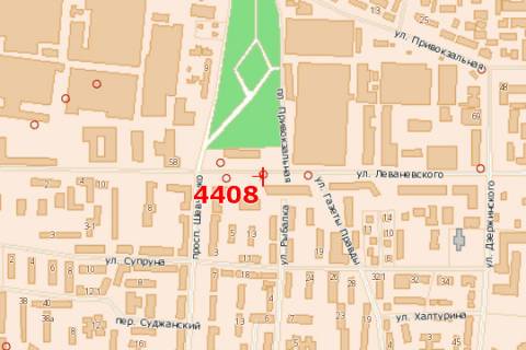 Billboard A in Sumi, 3x6  Get'mana Pavla Skoropads'kogo st. (Levanevs'kogo st.), 16 scheme