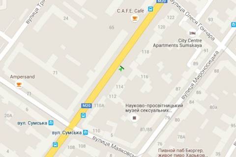 Ситилайт A в Васильевке, 1.2x1.8  Сумська вул., 116 схема