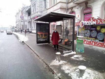 Білборд, Бігборд (Борд)  A у Василівці, Нестандарт  Сумська вул., 45 (зупинка) (брендування) Фото 1