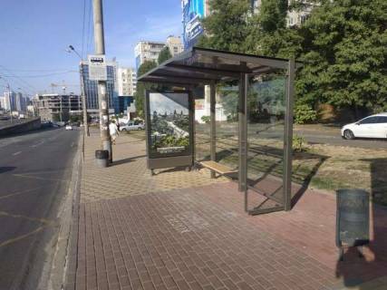 Ситилайт A в Киеве Миколи Міхновського бульвар (Дружби Народів бульвар)., 3-Б  зуп. "Готель "Дружба" фото 1