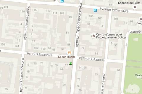 Scrolller, Scroll A in Vasylivka Preobrazens'ka st. - Bazarna st. - 425354 scheme