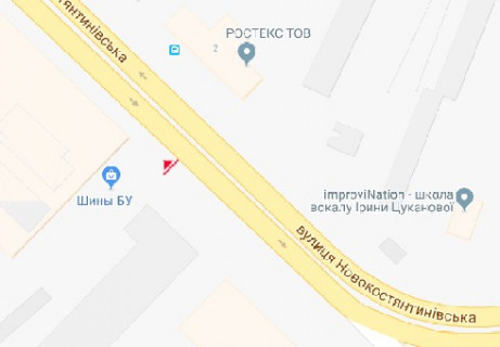 Скролер, Скрол A у Києві, 2.3x3.14  Новокостянтинівська вул., 2а - 663312 схема