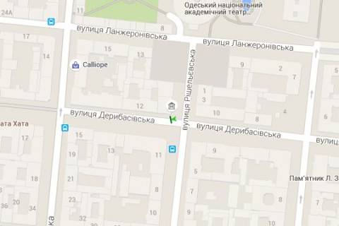 Бэклайт A в Васильевке, 1.2x3.6  Дерибасівска вул. - Рішельєвська вул., 4 схема
