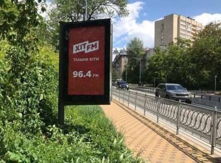 Билборд B в Киеве, Нестандарт  Гетьмана Павла Скоропадського вул. (Льва Толстого)., 35-39 (напроти) фото 1