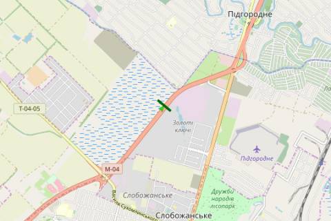 Билборд B в Днепр (Днепропетровск), 3x6  Донецьке шосе, №5 схема