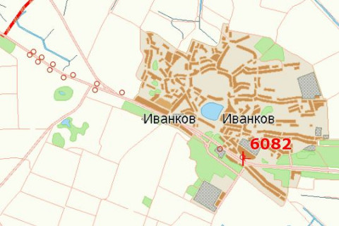 Білборд, Бігборд (Борд)  A у Василівці Київ - Харків, 37км + 800 м до Києва (справа в напр. м.Києва) схема