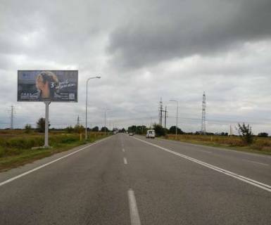 Билборд B в Днепр (Днепропетровск), 3x6  Дорога в аеропорт “Дніпропетровськ”,  2 км +555м (в бік м. Дніпро) фото 1