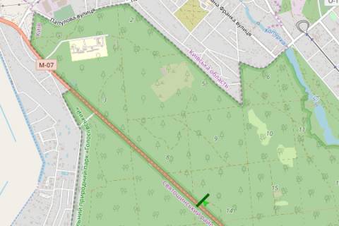 Билборд A в Киеве, 3x6  Гостомельське шосе, 4 км від КП (у напрямку Гостомеля) схема