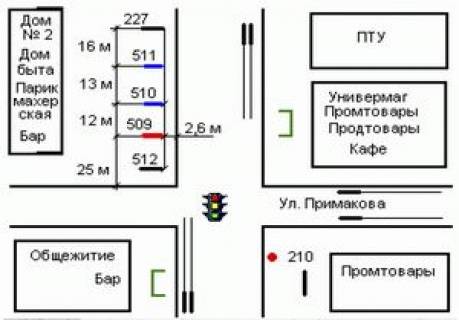 Ситилайт B в Хмельницком, 1.2x1.8  Кам`янецька вул., 2 схема