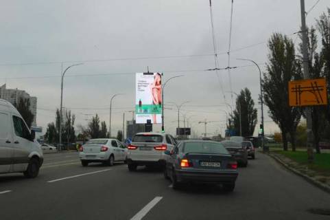 Видеоборд A в Васильевке, 8x4  Героїв Сталінграда просп.,  2 Г, розподілювач (у напрямку Гаванського мосту) - 424109 фото 1