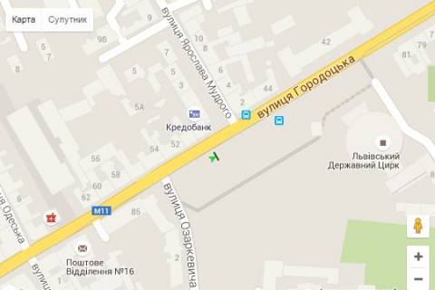Скроллер A в Васильевке, 2.3x3.14  Городоцька вул. - Ярослава Мудрого вул. - 424618 схема