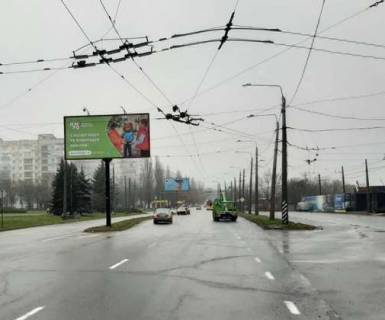 Білборд, Бігборд (Борд)  A у Полтаві, 3x6  Великотирнівська вул. - Героїв України вул. (Героїв Сталінграду). (к автовокзалу) Фото 1