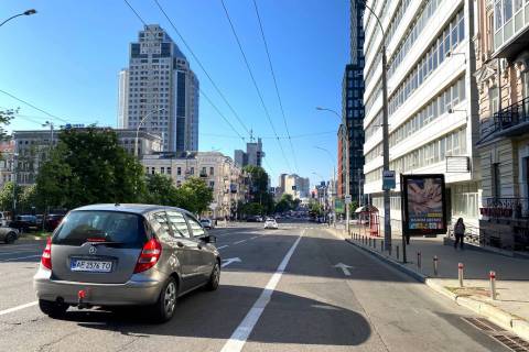 Сiтiлайт A у Києві, 1.2x1.8  Антоновича вул. (Горького)., 38а Фото 1