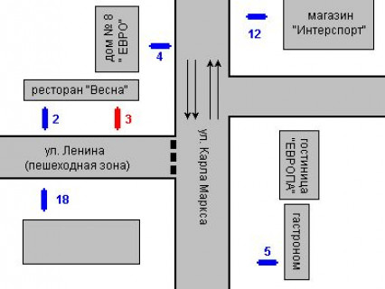Ситилайт B в Васильевке, 1.2x1.8  Дворцова вул., 13 схема