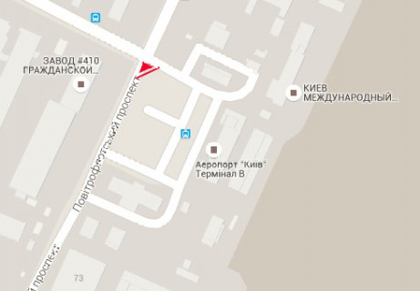 Призма A в Киеве, 3x6  Аеропорт "Київ" (Жуляни), просп. Повітряних Сил (Повітрофлотський).  (ліва) - 662948 схема