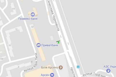Билборд B в Васильевке Вячеслава Чорновола просп., 95 схема