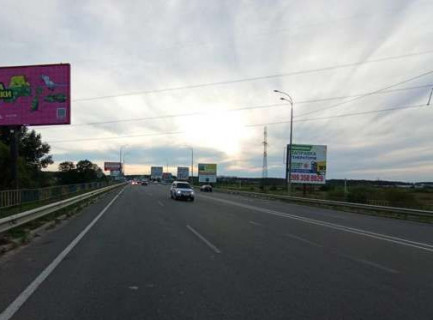 Билборд B на трассах Киевской области, 3x6  Київ - Ковель, 10км+100м від Києва (перед мостом; у напрямку Ирпеня) фото 1