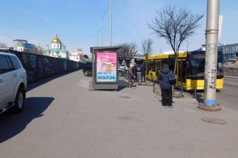 Беклайт B у Києві, 1.2x1.8  Набережно-Хрещатицька вул., 23 зуп."вул.Борисоглібська" Фото 1