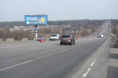 Билборд B в Васильевке, 5x12  Київ - Одеса, 08км+100м від  Києва (зліва, в напр. м.Києва 100м. до р.Северка) фото 1