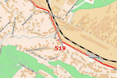 Білборд, Бігборд (Борд)  B у Василівці, 3x6  Гагаріна вул., 29 схема