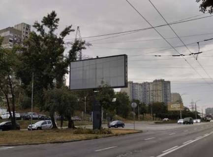 Билборд A в Киеве, 4x8  просп. Європейського Союзу (Правди). - Вишгородська вул. (у напрямку ТРЦ Retroville) фото 1
