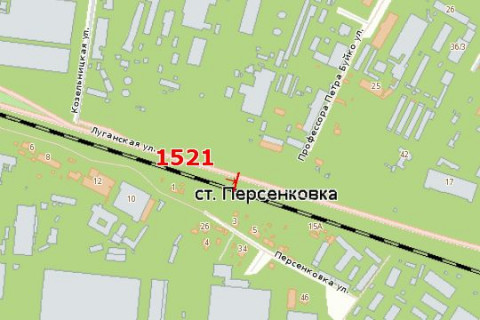 Билборд A в Васильевке Луганська вул., 24 (ПОЛІТИКА НІ) схема