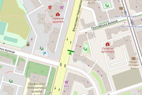Скроллер A в Киеве, 2.3x3.14  Чорновола В`ячеслава вул., 29А - 273743 схема