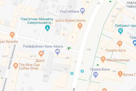 Беклайт B у Києві, 1.2x1.8  Прорізна вул., 2 схема