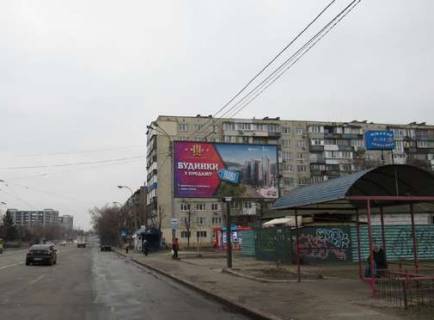 Білборд, Бігборд (Борд)  A у Києві, 3x6  Привокзальна вул., напроти №1А (у напрямку Дарницького вокзалу) Фото 1