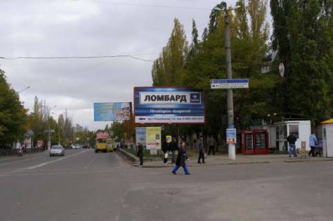 Билборд A в Васильевке, 3x6  Богоявленський просп. (Жовтневий просп.) - Корабелів просп. фото 1