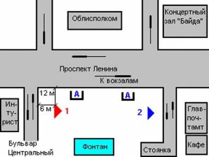 Ситилайт B в Запорожье Фестивальна пл. схема