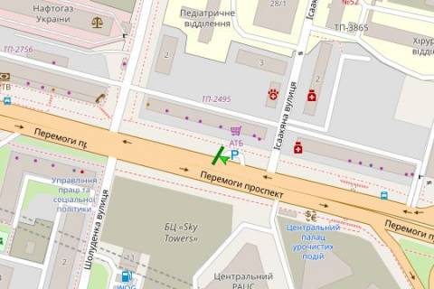 Скроллер A в Киеве Перемоги просп., ,18  - 274376 схема