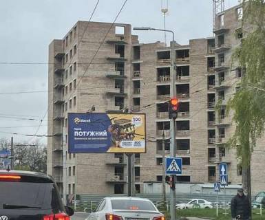 Билборд A в Полтаве, 3x6  Великотирнівська вул. - Юрія Тимошенко вул. фото 1