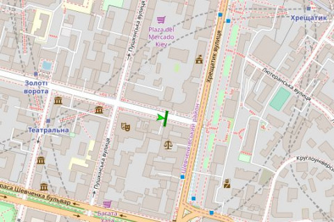 Scrolller, Scroll A in Kyiv, 1.2x1.8  Богдана Хмельницького вул., 3 - 166389 scheme