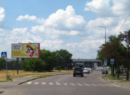 Білборд, Бігборд (Борд)  B у Києві, 3x6  Зодчих вул., 8, навпроти Фото 1