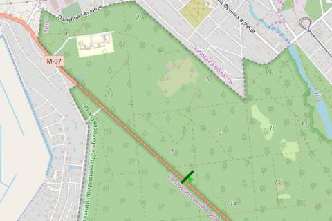 Билборд A в Киеве, 3x6  Гостомельське шосе, 4,2 км від КП (у напрямку Гостомеля) схема
