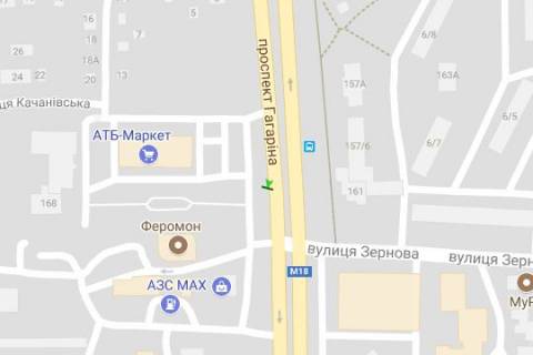 Скроллер A в Харькове, 2.3x3.14  просп. Аерокосмічний (Гагаріна)., 170 - 44055 схема